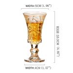 Set of 6 Lead-Free Round Cordial Glasses