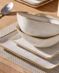 Famiware Ocean Square Dinnerware Set for 4