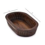 Samhita Mango Wood Decorative Centerpiece Bowl