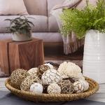 ANDALUCA White & Cream Decorative Bowl Filler Orbs
