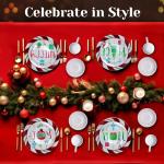 Christmas Stoneware Dinnerware Set - 16 Pieces
