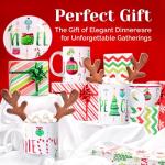 Christmas Stoneware Dinnerware Set - 16 Pieces