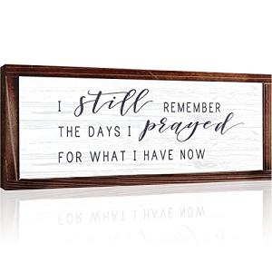 Rustic "I Still Remember the Days" Wall Sign