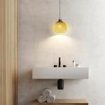 Rustic Bamboo Pendant Lamp Shade for Home Decor