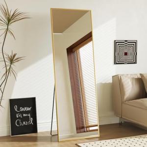 DUMOS Gold Full Length Floor Mirror 59"x16