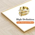 DUMOS Gold Full Length Floor Mirror 59"x16