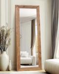 Large 65"x24" Solid Wood Frame Full Length Mirror