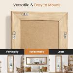 Full Length Wooden Frame Mirror for Any Room