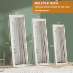 ZHUNFA 58x16 Inch Wall-Mounted Full Length Mirror