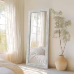 Rustic Full Length Wood Frame Floor Mirror