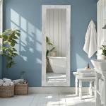 Rustic Full Length Wood Frame Floor Mirror