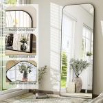 HARRITPURE 57" Full Length Mirror with Black Frame