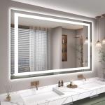 Hivone 48x36 LED Bathroom Mirror with Lights
