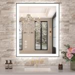 Amorho 24"x30" LED Backlit Bathroom Mirror