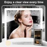 36"x24" LED Backlit Bathroom Vanity Mirror