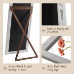 Rustic Full Length Wood Frame Floor Mirror