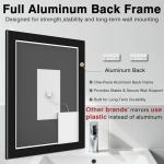 EchosLife 24x36 LED Backlit Bathroom Mirror