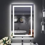 24"X36" LED Backlit Bathroom Mirror with Anti-Fog