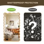 Boho Wavy Wood Full Length Floor Mirror