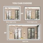 Amorho 24"x30" LED Backlit Bathroom Mirror