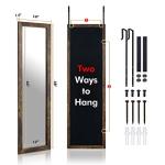 Wooden Full Length Door Mirror 48" x 14