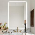 Frameless 24" x 36" LED Bathroom Mirror