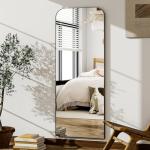 HARRITPURE 57" Full Length Mirror with Black Frame