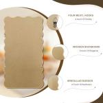 Boho Wavy Wood Full Length Floor Mirror