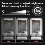 36"x24" LED Backlit Bathroom Vanity Mirror