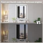 EchosLife 24x36 LED Backlit Bathroom Mirror