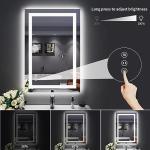 24"X36" LED Backlit Bathroom Mirror with Anti-Fog