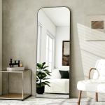 HARRITPURE 57" Full Length Mirror with Black Frame