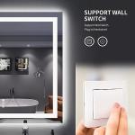 24"X36" LED Backlit Bathroom Mirror with Anti-Fog