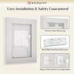 LED Bathroom Mirror with Lights and Anti-Fog