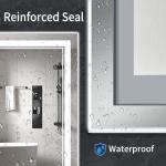 36"x30" LED Anti-Fog Bathroom Mirror with Lights