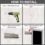 24" x 36" Dimmable Backlit LED Bathroom Mirror