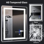 36"x30" LED Anti-Fog Bathroom Mirror with Lights