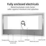 Frameless 24" x 36" LED Bathroom Mirror