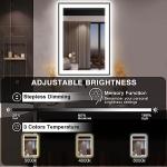 EchosLife 28x36 Backlit LED Bathroom Mirror