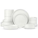 Herogo 16-Piece Dinnerware Set with Pasta Bowls