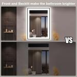 EchosLife 28x36 Backlit LED Bathroom Mirror