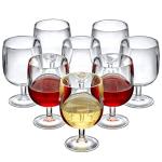 Abby Stacy 12-Oz Stackable Plastic Wine Glasses