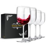 Shatterproof Stone Wine Glasses - Set of 4