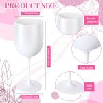 Set of 6 Unbreakable Acrylic Wine Glasses