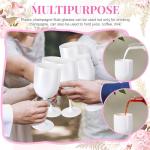 Set of 6 Unbreakable Acrylic Wine Glasses