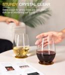 Set of 6 Unbreakable Stemless Wine Glasses