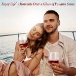 Shatterproof Stone Wine Glasses - Set of 4