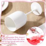 Set of 6 Unbreakable Acrylic Wine Glasses