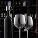 Set of 4 Stainless Steel Unbreakable Wine Glasses