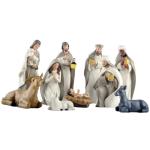 Kambanan 11-Piece Hand-Painted Nativity Set